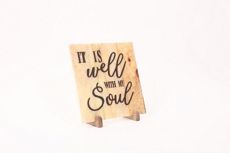 Well with my Soul Marble Table Decor Item