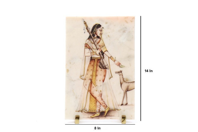 Mughal Marble Table Decor Item