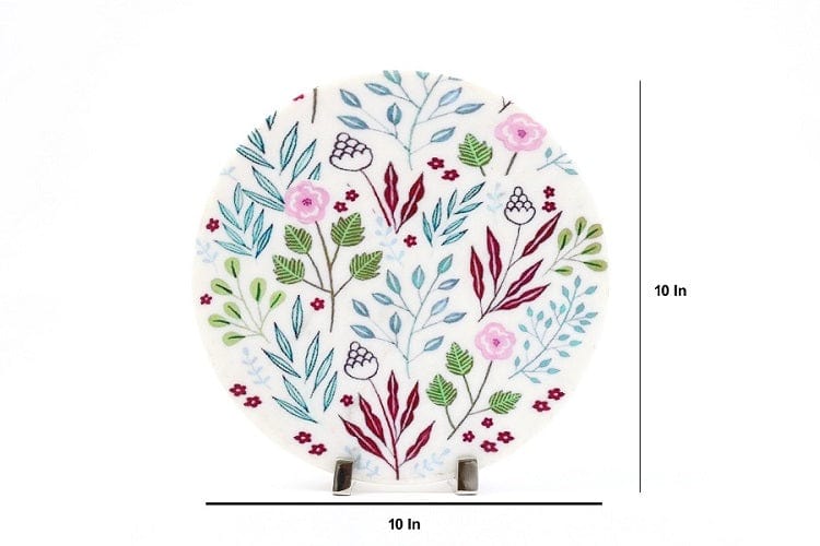 Wall Corsage Marble Table Decor Item