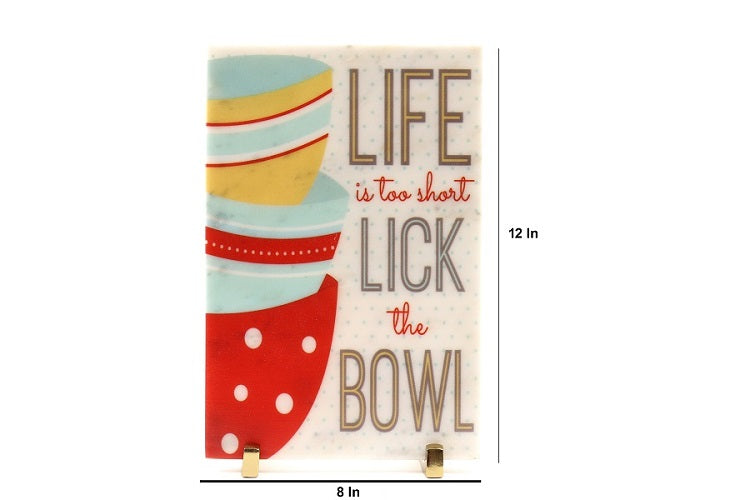 Lick the bowl Marble Table Decor Item