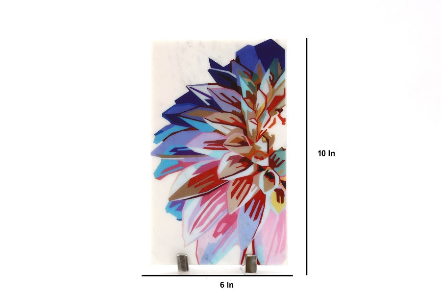 Floret Art Marble Table Decor Item