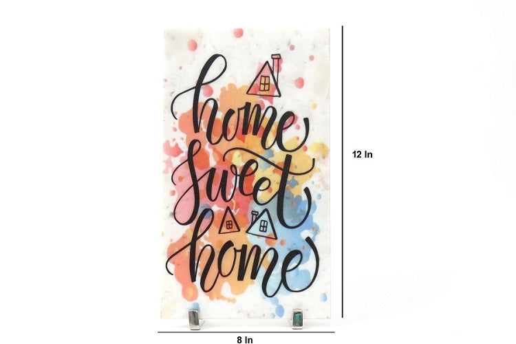 Home Sweet Home Marble Table Decor Item