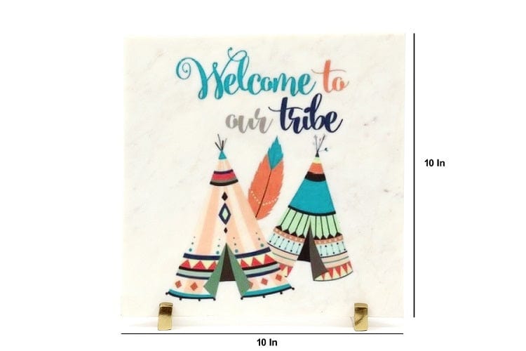 Welcome to our Tribe Marble Table Decor Item