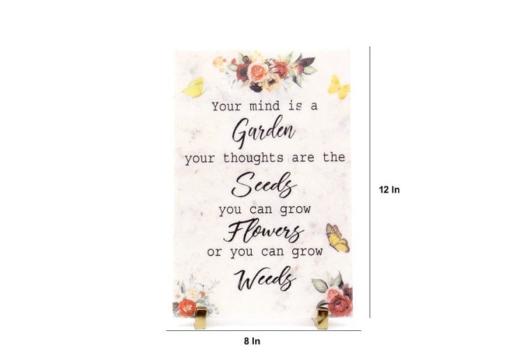 Thoughts of Mind Marble Table Decor Item