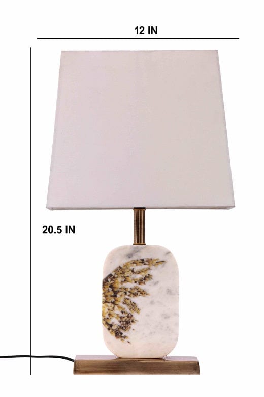 Winged Marble Table Lamp