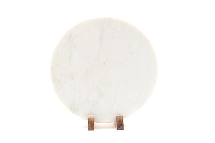 Wood Art Marble Table Decor Item