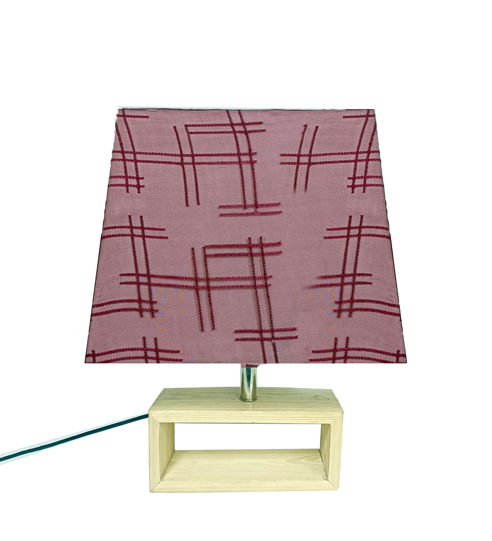 Avant Grade Wooden Table Lamp