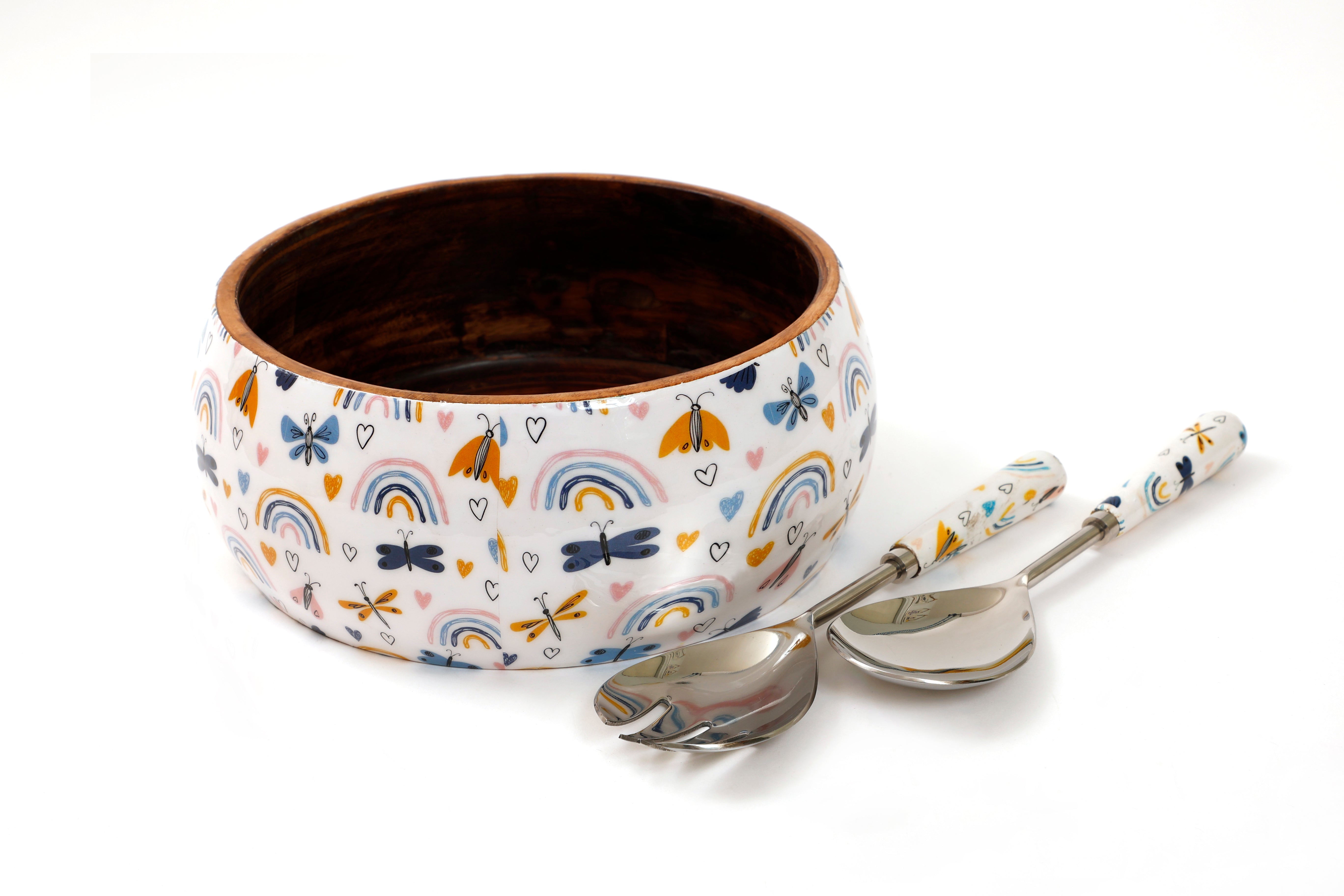 Mellow Salad Bowl with Servers