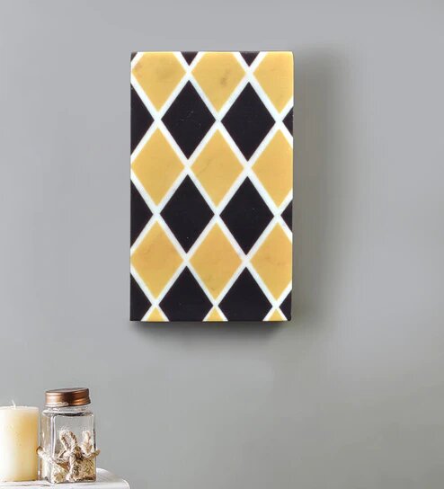 Patterned Art Marble Wall Art