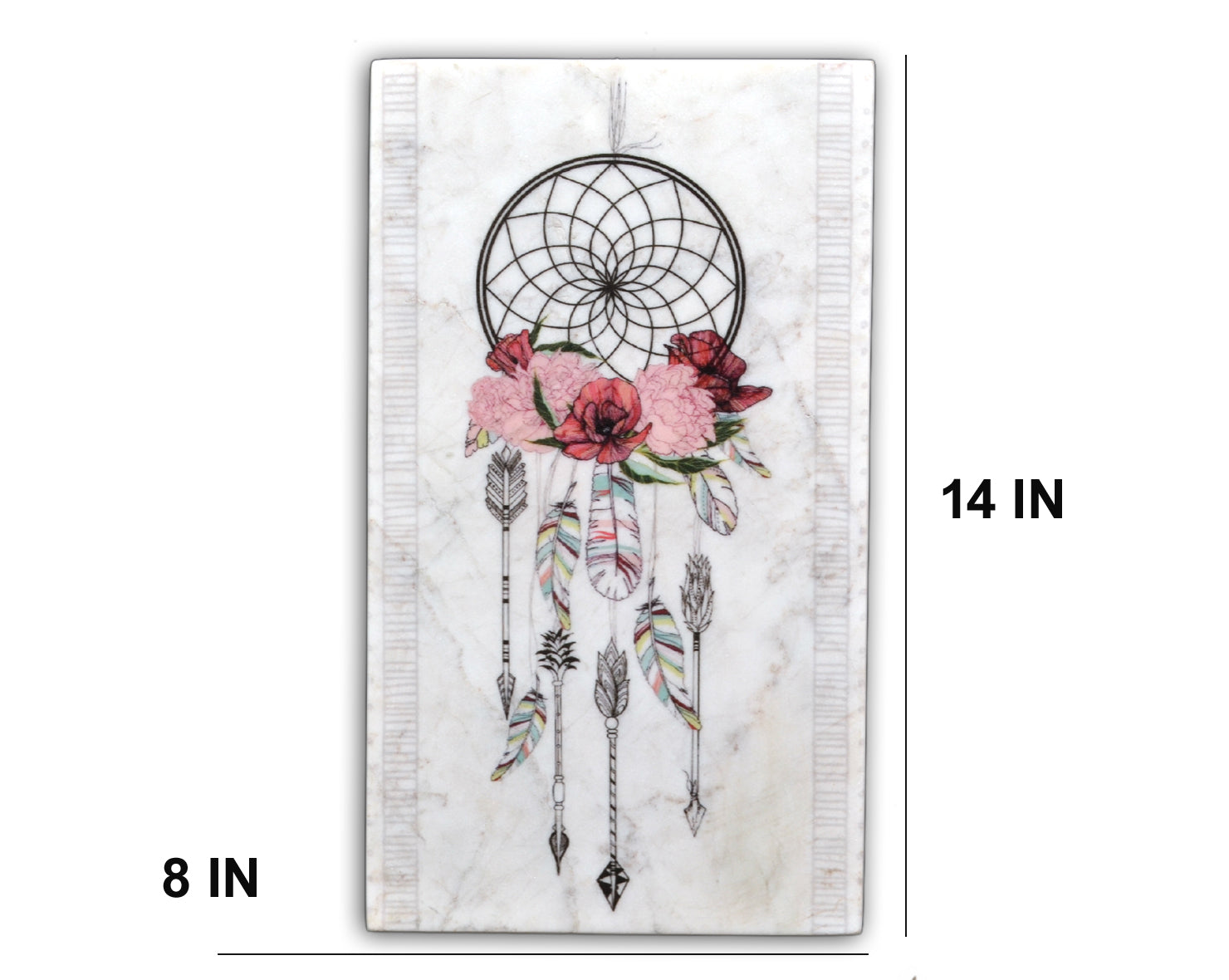 Dream Catcher Marble Wall Art