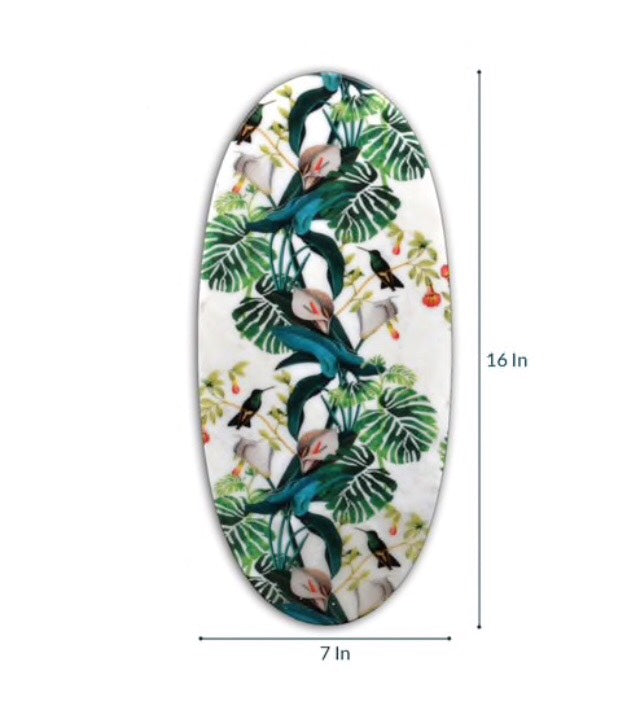 Birds Paradise Marble Wall Art