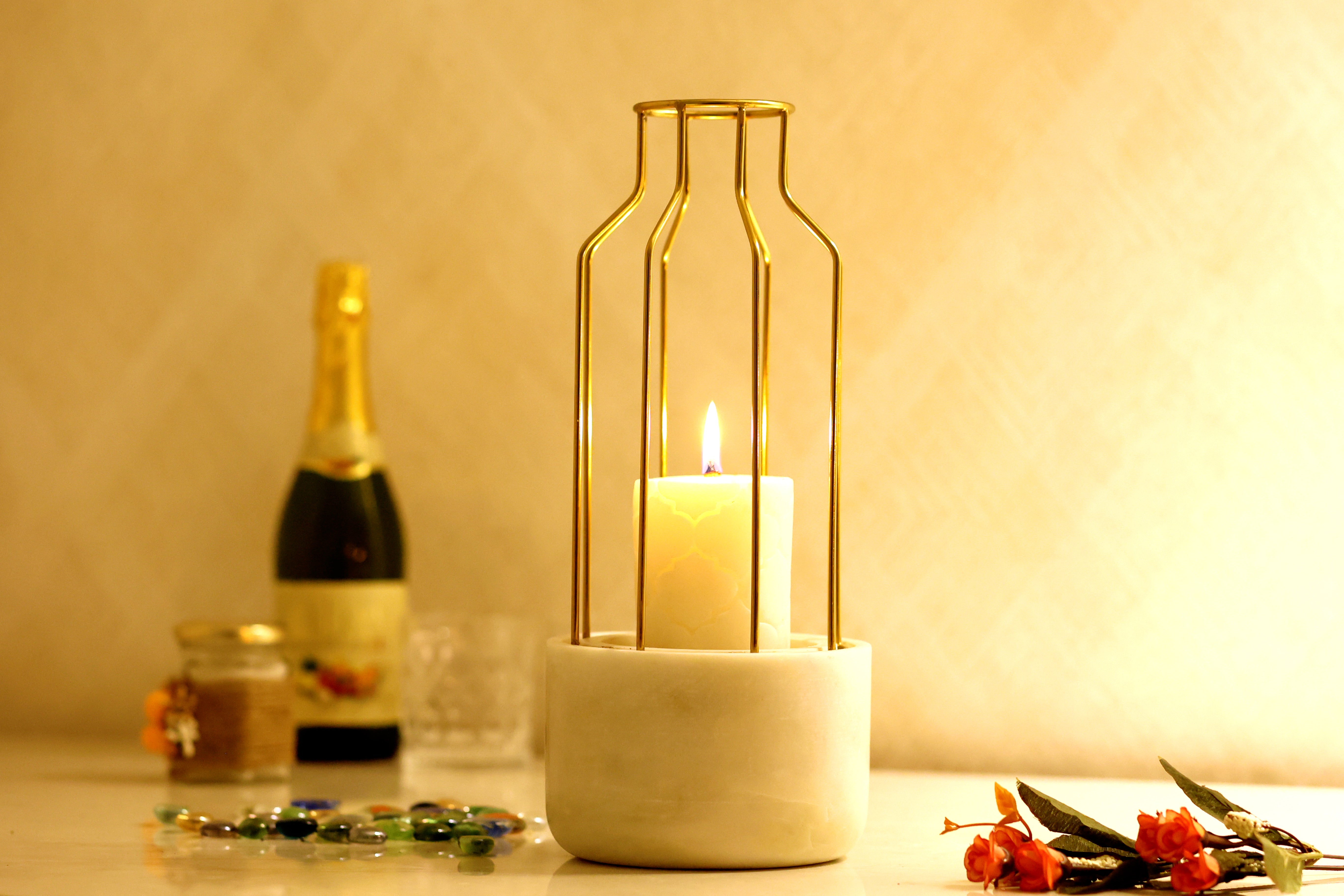 Marble Candle Holder