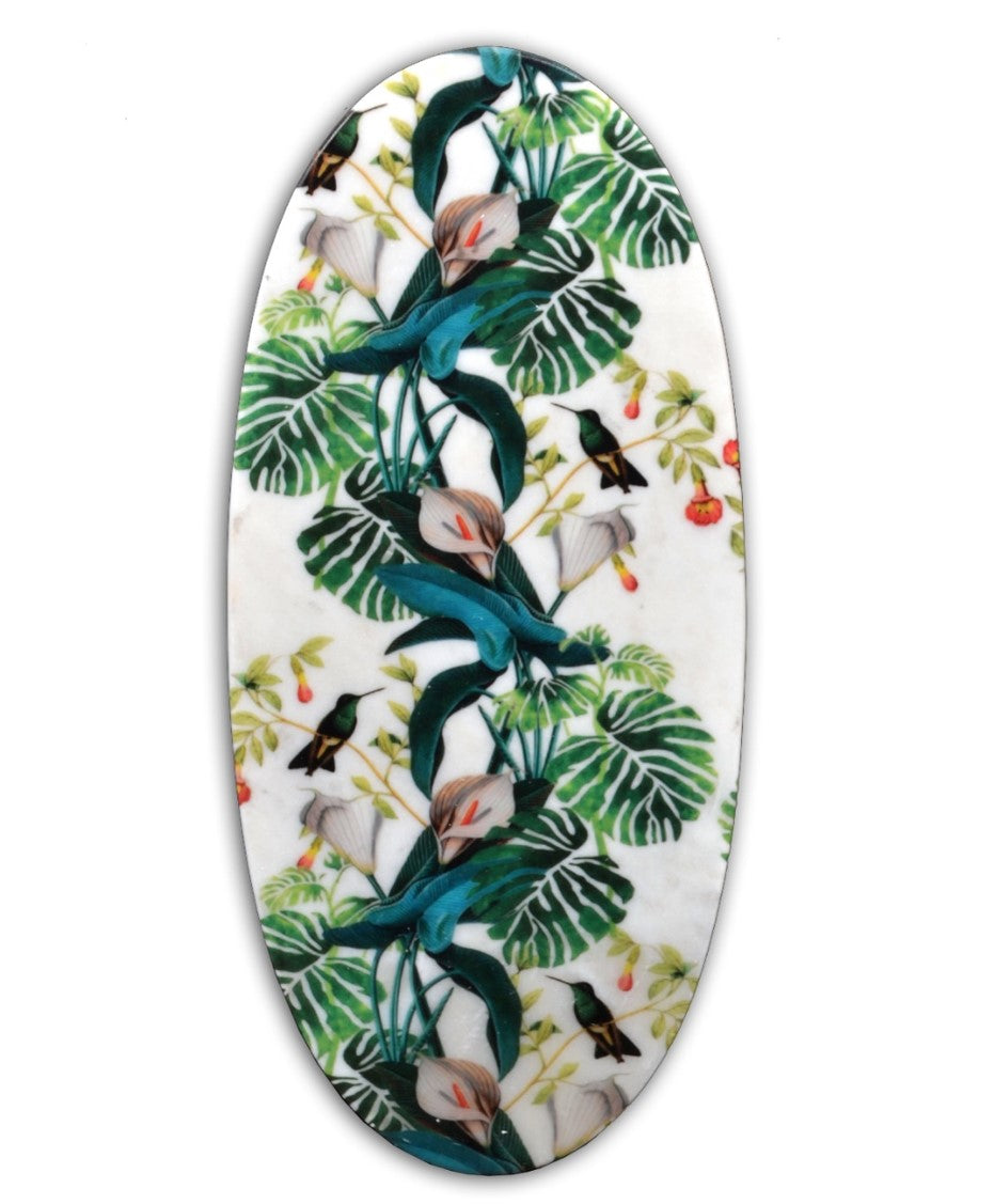 Birds Paradise Marble Wall Art