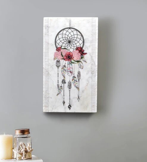 Dream Catcher Marble Wall Art