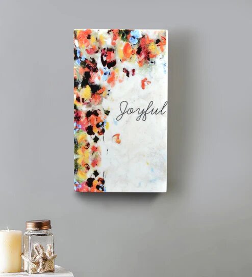 Joyful Marble Wall Art