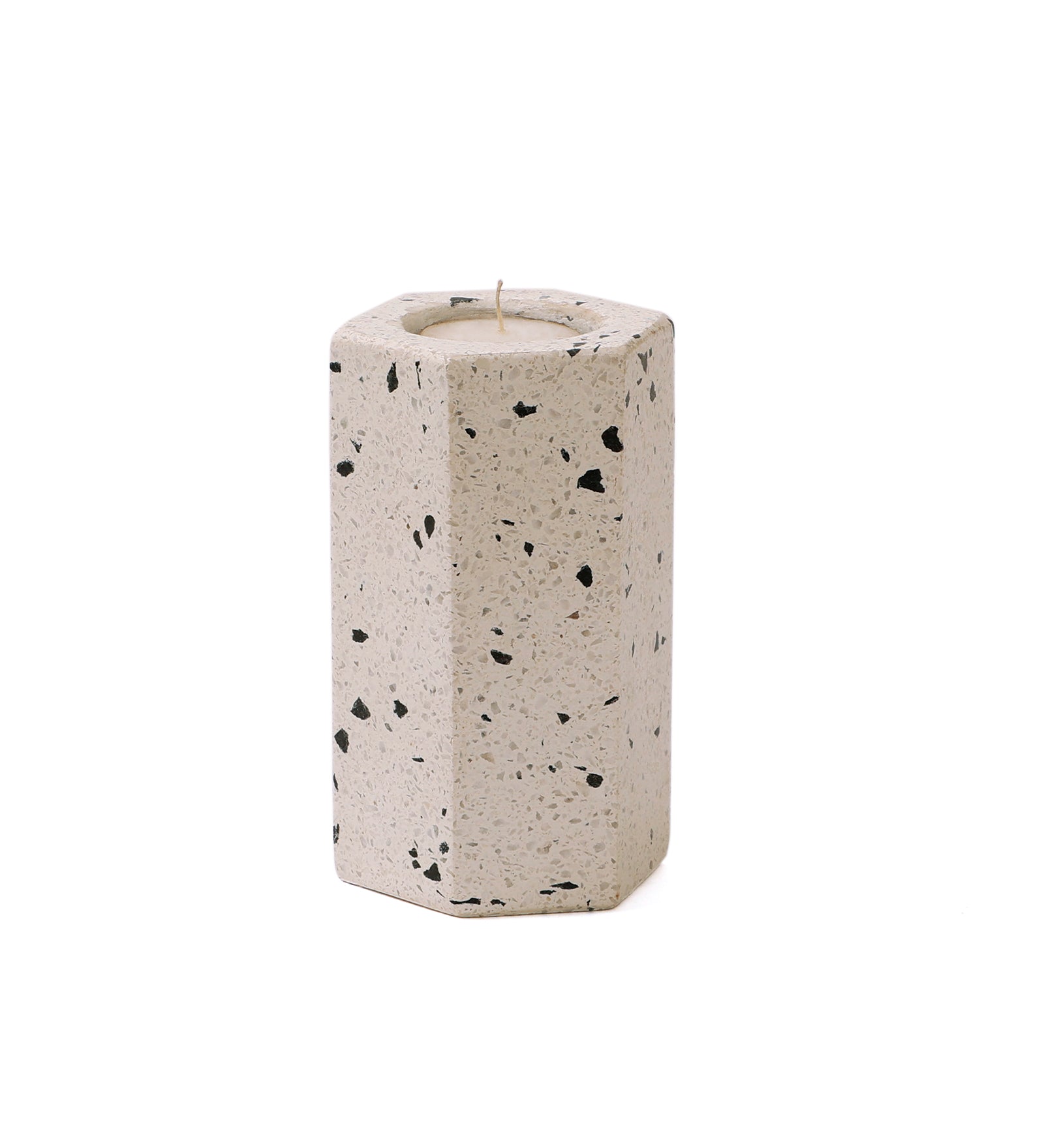 Terrazo T-Light Candle Holder