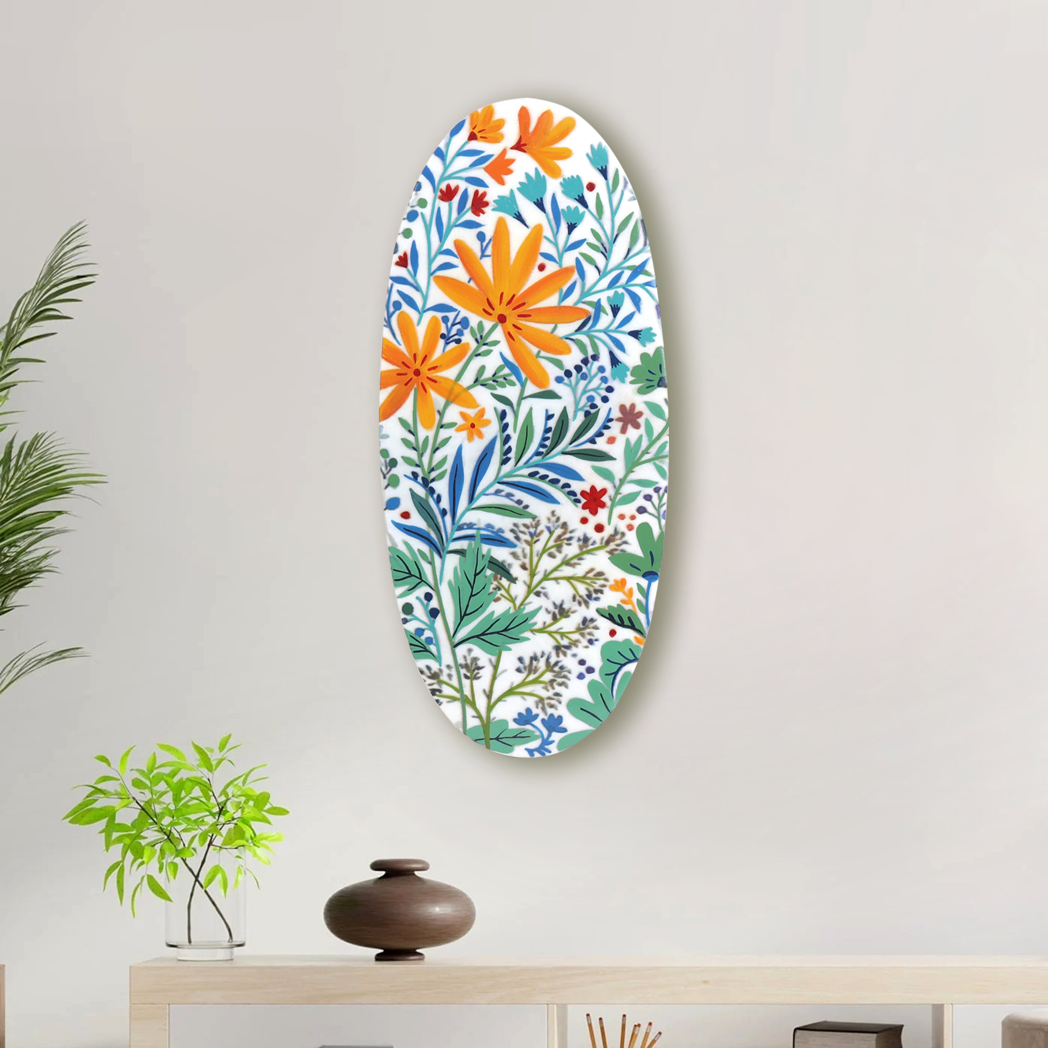 Blooming Marble Wall Art