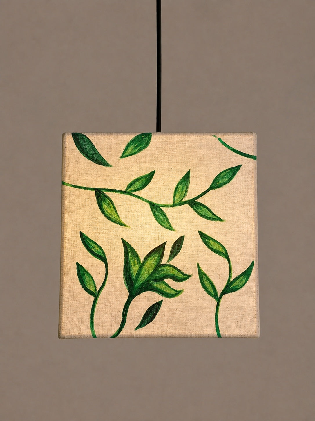 verdant-leaf-fabric-cube-lamp
