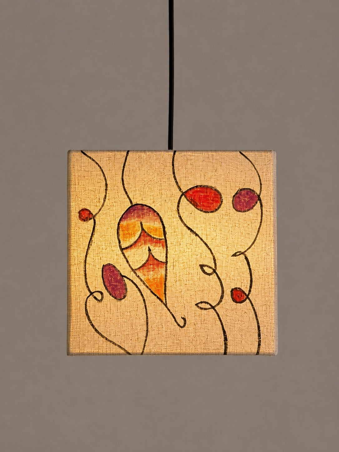 boho-swirls-fabric-cube-lamp