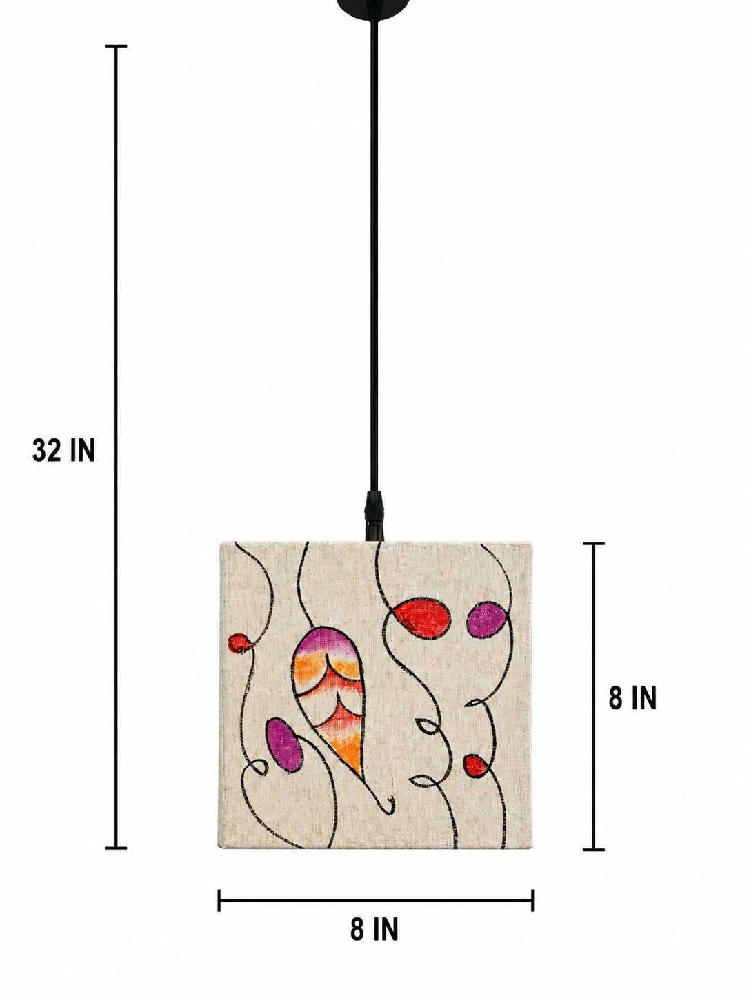 boho-swirls-fabric-cube-lamp