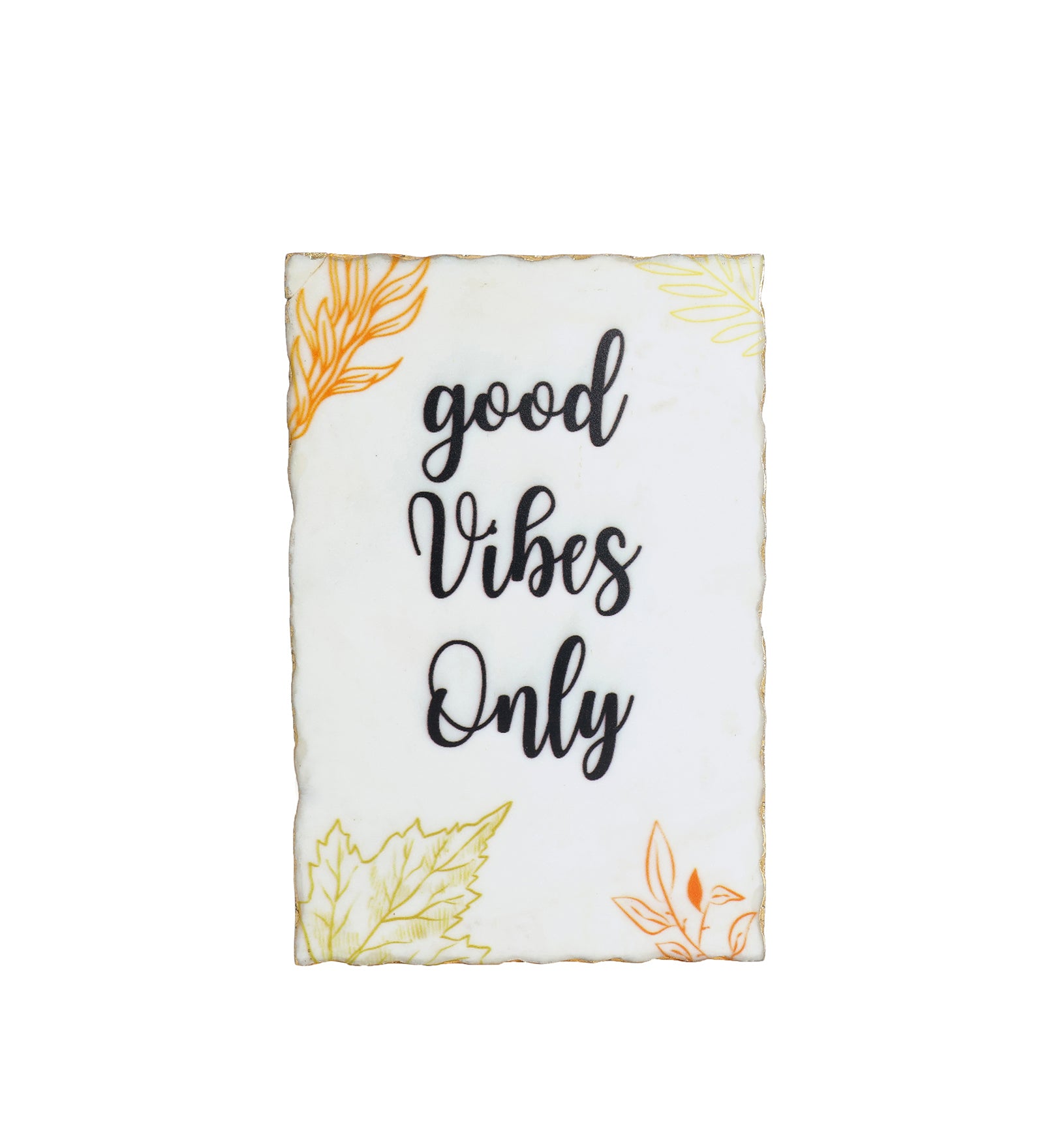 Goods Vibes Only Marble Wall Art