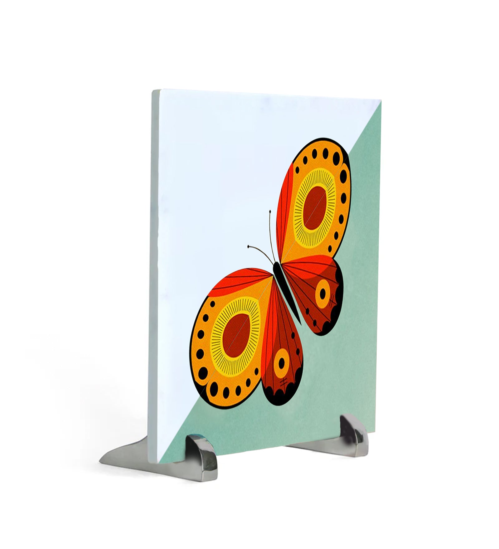 Color me Butterfly  Marble Showpiece