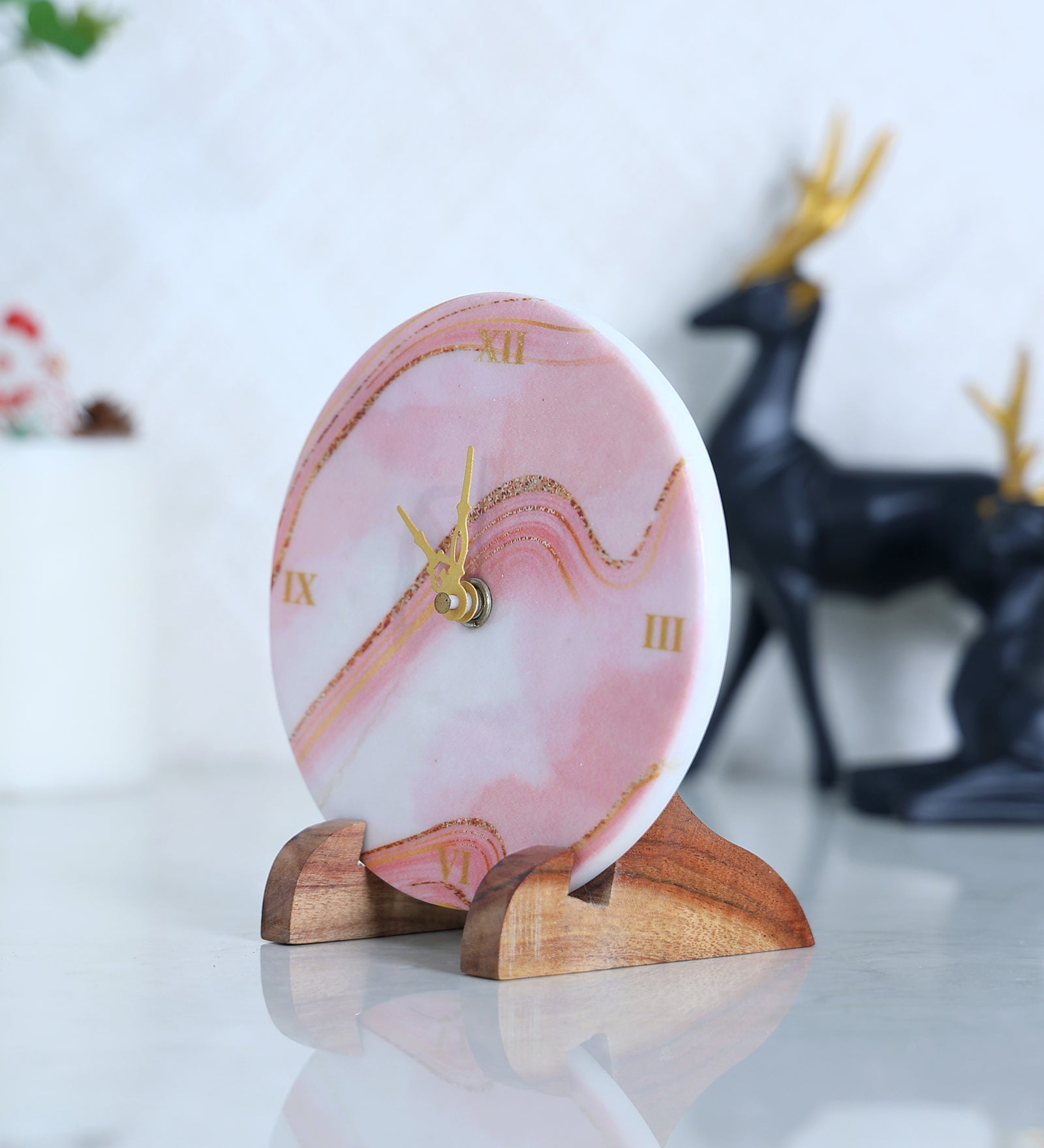 Designer Marble Table Clock