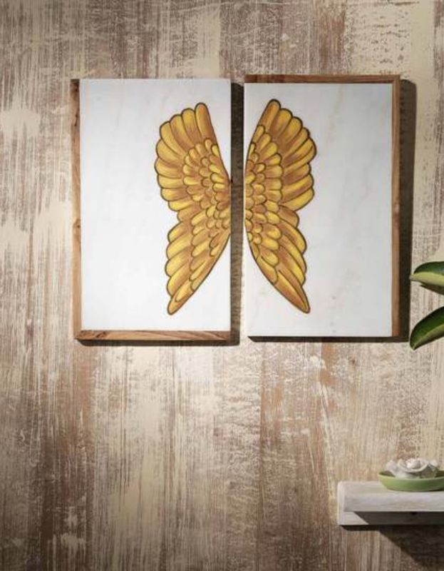 Give Me Wings Marble Wall Art