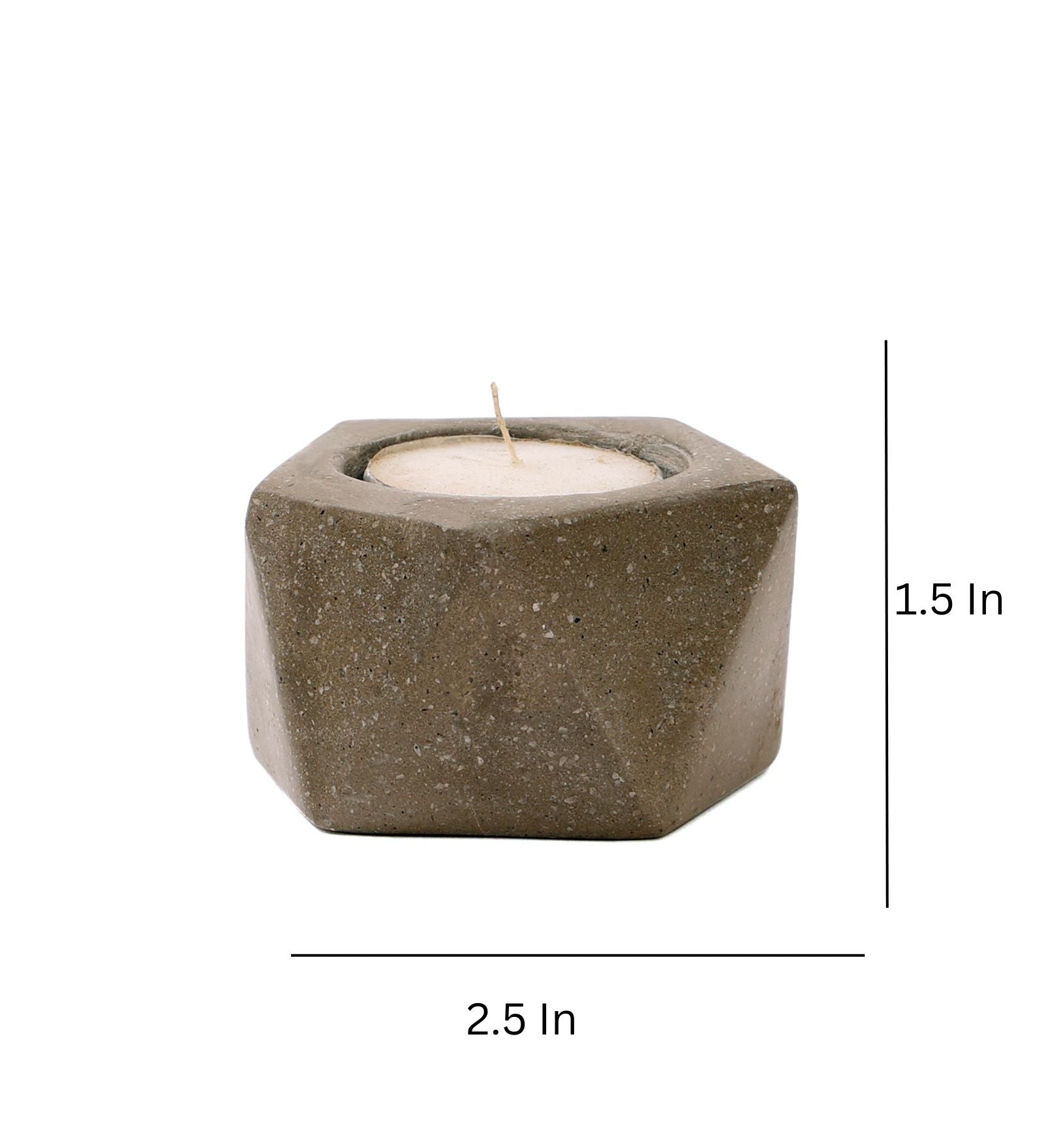 Terrazo T-Light Candle Holder