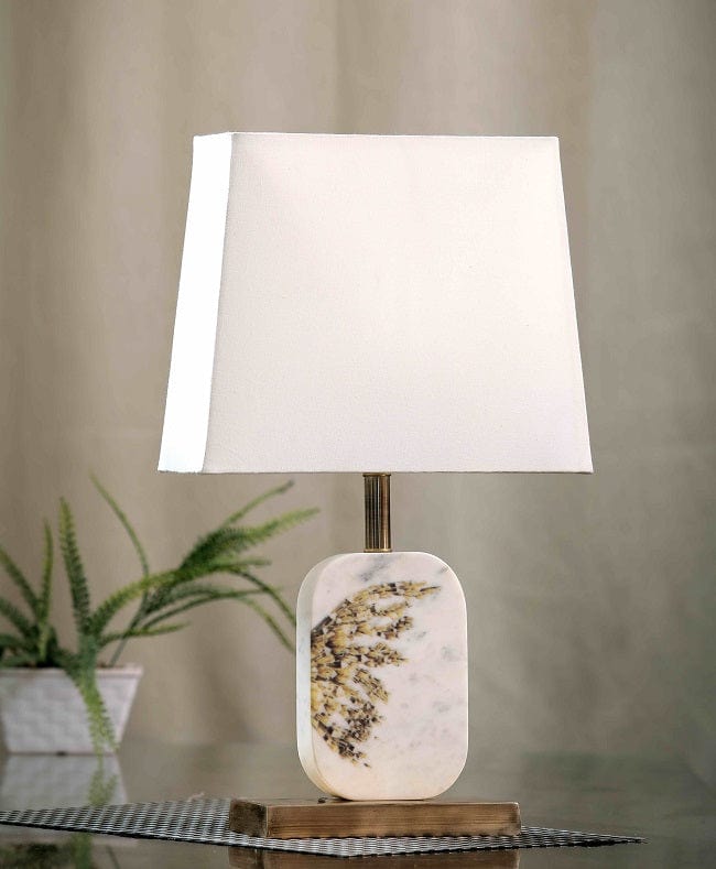 Winged Marble Table Lamp