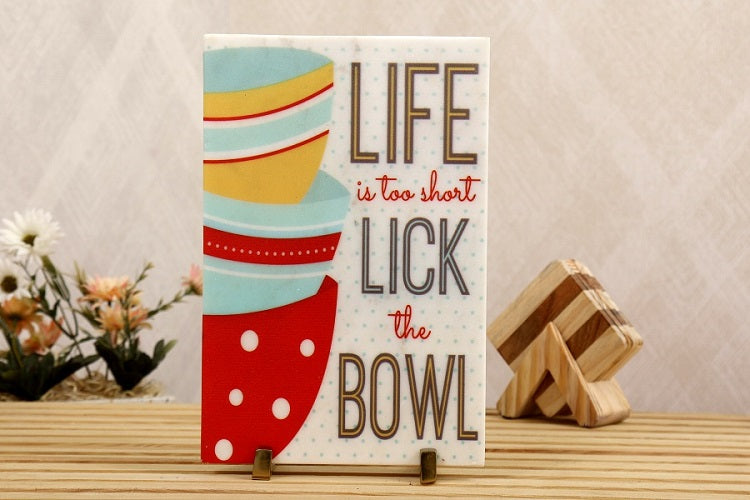 Lick the bowl Marble Table Decor Item