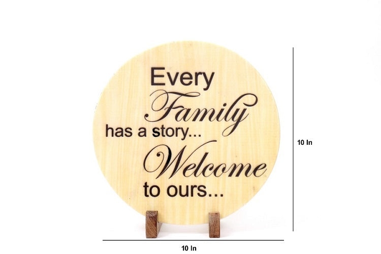 Every family has a story Marble Table Decor Item