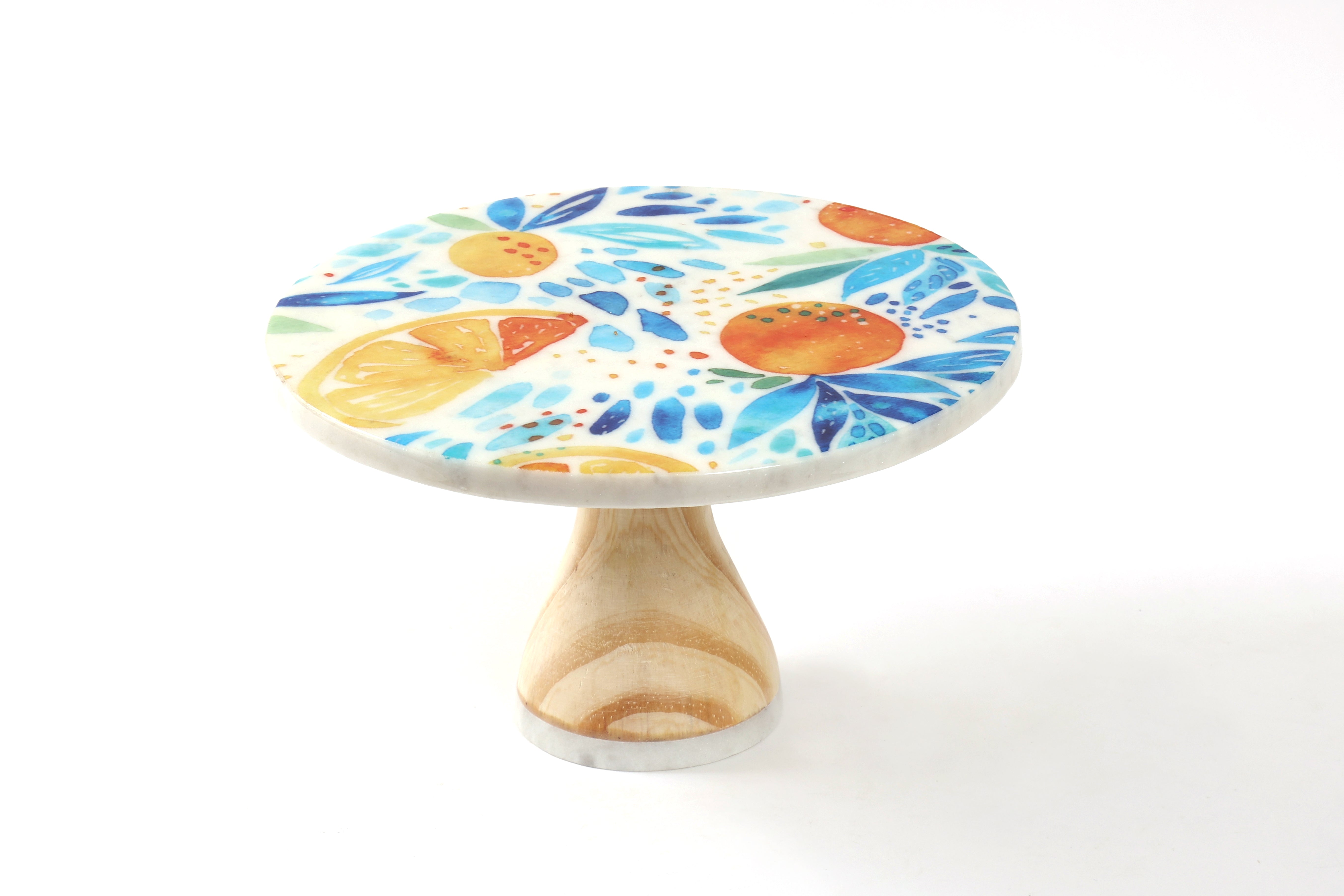 Piquant Marble Cake Stand