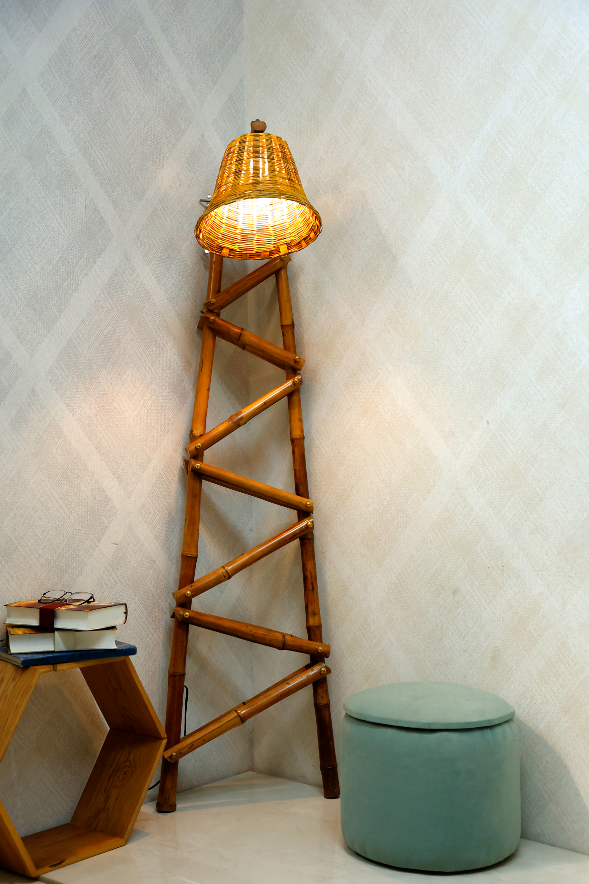 Ingenious Bamboo Floor Lamp