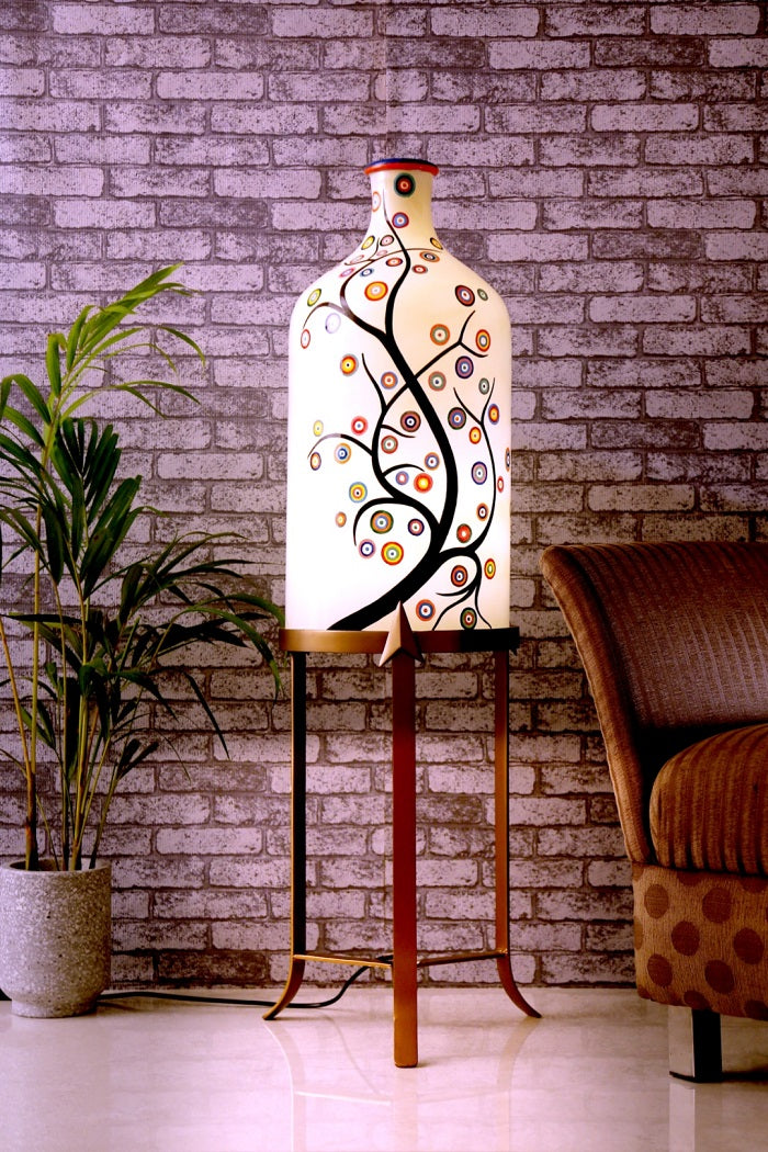 Artful Timber Floor Lamp