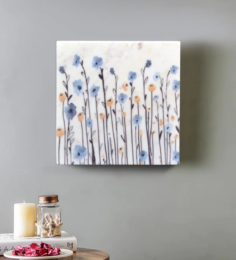 Floriferous Marble Wall Art